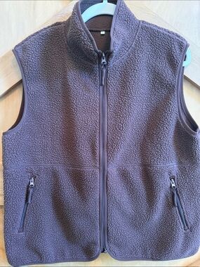 Amazon Women’s Brown Sherpa Fleece Vest